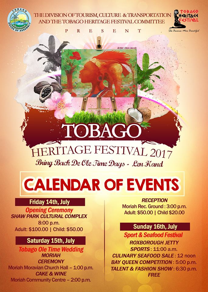 Tobago Heritage Festival 2025 Calendar Of Events And Dates Xylia